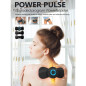 Tens Black Unit avec 2 électrodes, Appareil de massage EMS microcourant, stimulateur musculaire multifonction Tens Black Unit avec 2 électrodes, Appareil de massage EMS microcourant, stimulateur musculaire multifonction