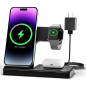3-in-1 Wireless Charger Stand for iPhone 17-11, Apple Watch Series 2-10, AirPods 4/3/Pro Charging Station 3-in-1 Wireless Charger Stand for iPhone 17-11, Apple Watch Series 2-10, AirPods 4/3/Pro Charging Station