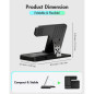 3-in-1 Wireless Charger Stand for iPhone 17-11, Apple Watch Series 2-10, AirPods 4/3/Pro Charging Station 3-in-1 Wireless Charger Stand for iPhone 17-11, Apple Watch Series 2-10, AirPods 4/3/Pro Charging Station