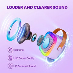 Mini Karaoke Machine for Kids – Top 2025 Gift with 2 Wireless Mics