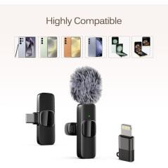 Wireless Lavalier Microphone for iPhone & iPad – Interview, Podcast, Vlog