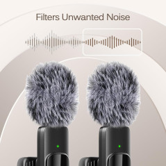 Wireless Lavalier Microphone for iPhone & iPad – Interview, Podcast, Vlog