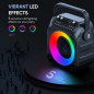 Portable Karaoke Machine with Bluetooth, 2 Wireless Mics, Lights, PA System, USB/TF/REC/FM/AUX for Home Party Portable Karaoke Machine with Bluetooth, 2 Wireless Mics, Lights, PA System, USB/TF/REC/FM/AUX for Home Party
