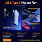 Casque Gaming Sans Fil Ozeino 2.4GHz USB & Type-C avec Micro Flip, 40h Autonomie, PC/PS5/PS4/Switch Casque Gaming Sans Fil Ozeino 2.4GHz USB & Type-C avec Micro Flip, 40h Autonomie, PC/PS5/PS4/Switch
