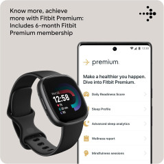Fitbit Versa 4 : Montre Connectée Fitness avec GPS & Suivi Coeur