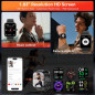 Montre Connectée Alexa 1.83 HD, Appels Bluetooth, Coach Sport, 120+ Modes, Étanche IP68 - Noir Montre Connectée Alexa 1.83 HD, Appels Bluetooth, Coach Sport, 120+ Modes, Étanche IP68 - Noir