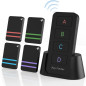 Remote Control Finder Pack of 4 - Key & Phone Tracker Tags with 120Ft Range, 80dB Beeper for Lost Items