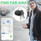 Tracker Tag 4-Pack Bluetooth Smart Locator for Keys, Wallet, Luggage - Find My iOS Compatible (Black) Tracker Tag 4-Pack Bluetooth Smart Locator for Keys, Wallet, Luggage - Find My iOS Compatible (Black)