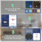 Pack de 4 Trackers Bluetooth pour Clés et Objets - Localisateur Intelligent Noir compatible iOS Pack de 4 Trackers Bluetooth pour Clés et Objets - Localisateur Intelligent Noir compatible iOS