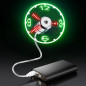 Ventilateur Horloge LED USB avec Affichage Temps Réel – Idée Cadeau Homme Noël & Fête des Pères
