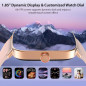 Montre Connectée Femme 2025, Écran 1.85 HD, Appels, 110+ Sports, Suivi Santé, IP68, 2 Bracelets Montre Connectée Femme 2025, Écran 1.85 HD, Appels, 110+ Sports, Suivi Santé, IP68, 2 Bracelets