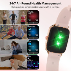 2025 Smart Watch for Women – HD Dial, Calls, Fitness & Sleep Tracker