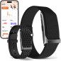 Health Smart Bracelet - Fitness Tracker with SpO2, Heart Rate, BP, Sleep & Stress Monitoring, IP68 Waterproof, 120 Sports Mo Health Smart Bracelet - Fitness Tracker with SpO2, Heart Rate, BP, Sleep & Stress Monitoring, IP68 Waterproof, 120 Sports Mo
