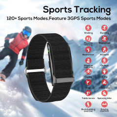 Bracelet Santé Intelligente IP68 - Suivi Fitness & Santé