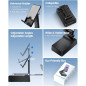 Support téléphone avec enceinte Bluetooth, son HD Surround, cadeau cool pour hommes, femmes, Noël et anniversaires Support téléphone avec enceinte Bluetooth, son HD Surround, cadeau cool pour hommes, femmes, Noël et anniversaires
