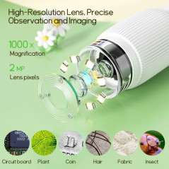 Portable Kids Microscope - Mini Digital Handheld Science Toy Gift