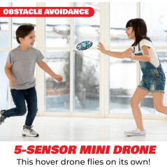 Force1 Scoot Hand-Operated Mini Drone for Kids & Adults – LED UFO Toy