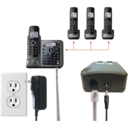Xtreme Technologies XLink BT HD - High Definition Audio Bluetooth Cell to Home Phone Adapter (1 Cell)