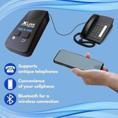 Xtreme Technologies XLink BT HD - HD Audio Bluetooth Cell to Home Phone Adapter