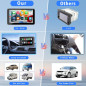 7 Portable Wireless Car Stereo with Apple CarPlay, Android Auto, Bluetooth 5.2, Backup Camera & AUX