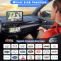 7 Portable Wireless Car Stereo with Apple CarPlay, Android Auto, Bluetooth 5.2, Backup Camera & AUX