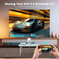 Mini Portable 4K Projector HY300 ULTRA with Bluetooth 5.4, WIFI6, 5W Speaker, 160 ANSI, Android 11, 210° Rotation