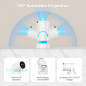 Mini Vidéoprojecteur Portable 4K, Bluetooth 5.4, WIFI6, Haut-parleur 5W, Android 11, Rotation 210°, HY300 ULTRA Mini Vidéoprojecteur Portable 4K, Bluetooth 5.4, WIFI6, Haut-parleur 5W, Android 11, Rotation 210°, HY300 ULTRA