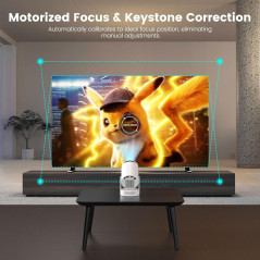 Mini Portable 4K Projector HY300 ULTRA with Bluetooth 5.4 & WIFI6