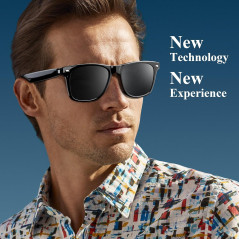 Blackview Smart Glasses Bluetooth 5.3 avec Haut-Parleur Ouvert
