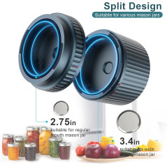 M12 Auto Stop Mason Jar Vacuum Sealer - 2025 Smart Portable Kit