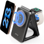 2025 Wireless Magnetic 3-in-1 Fast Charging Station for iPhone 17-12 Pro Max, Apple Watch & AirPods with Light 2025 Wireless Magnetic 3-in-1 Fast Charging Station for iPhone 17-12 Pro Max, Apple Watch & AirPods with Light