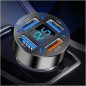 Chargeur Voiture USB 66W Rapide avec Voltmètre LED Compatible iPhone 14/13/12/11/S22/S21/S10/S9 Chargeur Voiture USB 66W Rapide avec Voltmètre LED Compatible iPhone 14/13/12/11/S22/S21/S10/S9