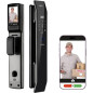 Smart WiFi Door Lock with 3D Face Recognition, Fingerprint, Video Doorbell & Keyless Entry Options Smart WiFi Door Lock with 3D Face Recognition, Fingerprint, Video Doorbell & Keyless Entry Options