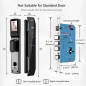 Smart WiFi Door Lock with 3D Face Recognition, Fingerprint, Video Doorbell & Keyless Entry Options Smart WiFi Door Lock with 3D Face Recognition, Fingerprint, Video Doorbell & Keyless Entry Options
