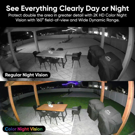 WYZE Bulb Cam 2K HD Outdoor Security Light Bulb Camera with Color Night Vision, Motion Detection, Alexa Compatible