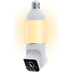 WYZE Bulb Cam 2K HD Outdoor Security Camera with Color Night Vision