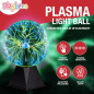 Playbees 7 Green Plasma Ball Tesla Coil Bulb - Static Electricity Globe for Parties, STEM, Decor