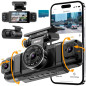 IIWEY N5 Dash Cam 4 Canaux 360°, 1080P Avant/Arrière Intérieur, Vision Nocturne 8 IR, WiFi 5G, Carte 128GB offerte IIWEY N5 Dash Cam 4 Canaux 360°, 1080P Avant/Arrière Intérieur, Vision Nocturne 8 IR, WiFi 5G, Carte 128GB offerte
