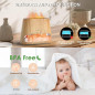SALKING 2-in-1 Ultrasonic Essential Oil Diffuser & Himalayan Salt Lamp, 150ml Cool Mist Humidifier, Auto Off SALKING 2-in-1 Ultrasonic Essential Oil Diffuser & Himalayan Salt Lamp, 150ml Cool Mist Humidifier, Auto Off