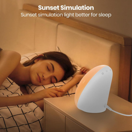 LASTAR 10,000 Lux Sun Lamp with 4 Colors, 5 Brightness & Timer
