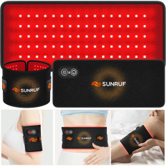 Portable Cordless Red Light Therapy Pad 660&850nm for Pain Relief