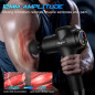 TOLOCO Deep Tissue Massage Gun with 10 Heads, Super Quiet Portable Percussion Massager for Athletes, Black TOLOCO Deep Tissue Massage Gun with 10 Heads, Super Quiet Portable Percussion Massager for Athletes, Black