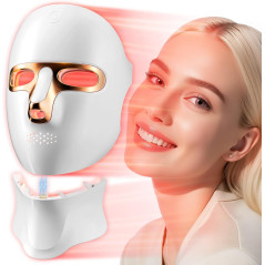 Masque LED Rouge Sans Fil - Thérapie Visage Rechargeable USB-C