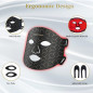 Masque LED Thérapie Lumière Rouge 7-en-1 850nm NIR Anti-Âge Fermeté & Éclat Visage & Cou Rechargeable Masque LED Thérapie Lumière Rouge 7-en-1 850nm NIR Anti-Âge Fermeté & Éclat Visage & Cou Rechargeable