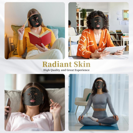 Red Light Therapy Mask for Face & Neck | 7-Color Anti-Aging LED Mask