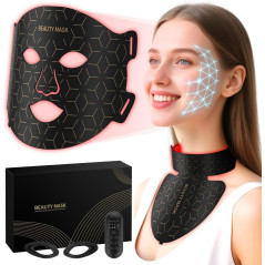 Masque LED visage 850nm NIR anti-âge, fermeté & éclat