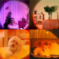 Lampe Projection Coucher de Soleil 21 Couleurs, Rotation 180°, Interrupteur & Contrôle APP, Déco Chambre & Fête