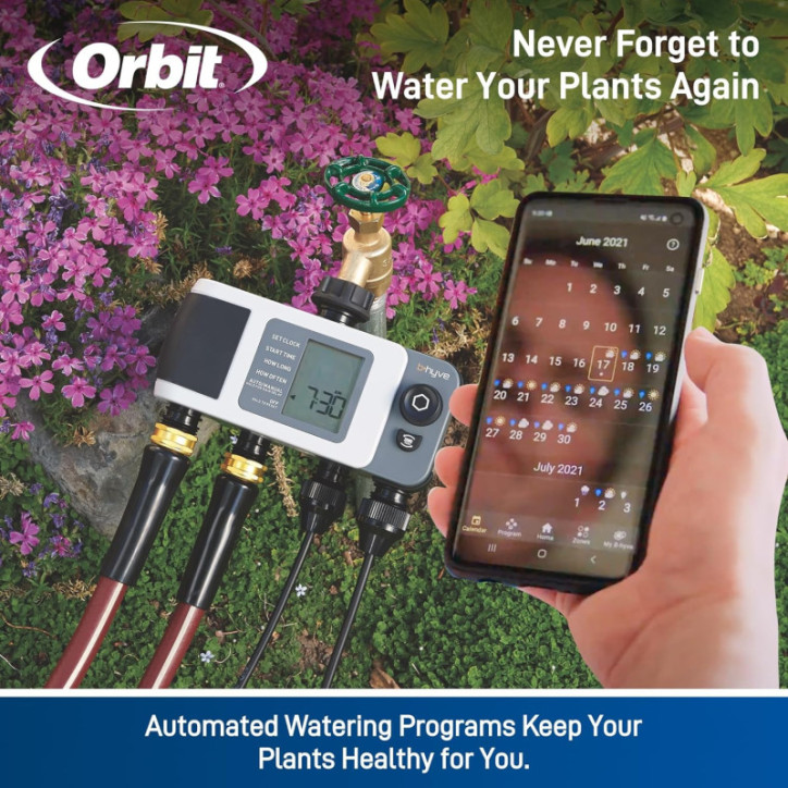 Orbit B-hyve XD Minuteur d'Arrosage Intelligent 4 Voies pour Tuyau 24634 Orbit B-hyve XD Minuteur d'Arrosage Intelligent 4 Voies pour Tuyau 24634