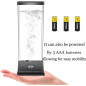 COLORLIFE Lampe de Table Méduse Électrique à Lumière Changeante pour Enfants et Adultes - Noir