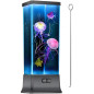 COLORLIFE Lampe de Table Méduse Électrique à Lumière Changeante pour Enfants et Adultes - Noir